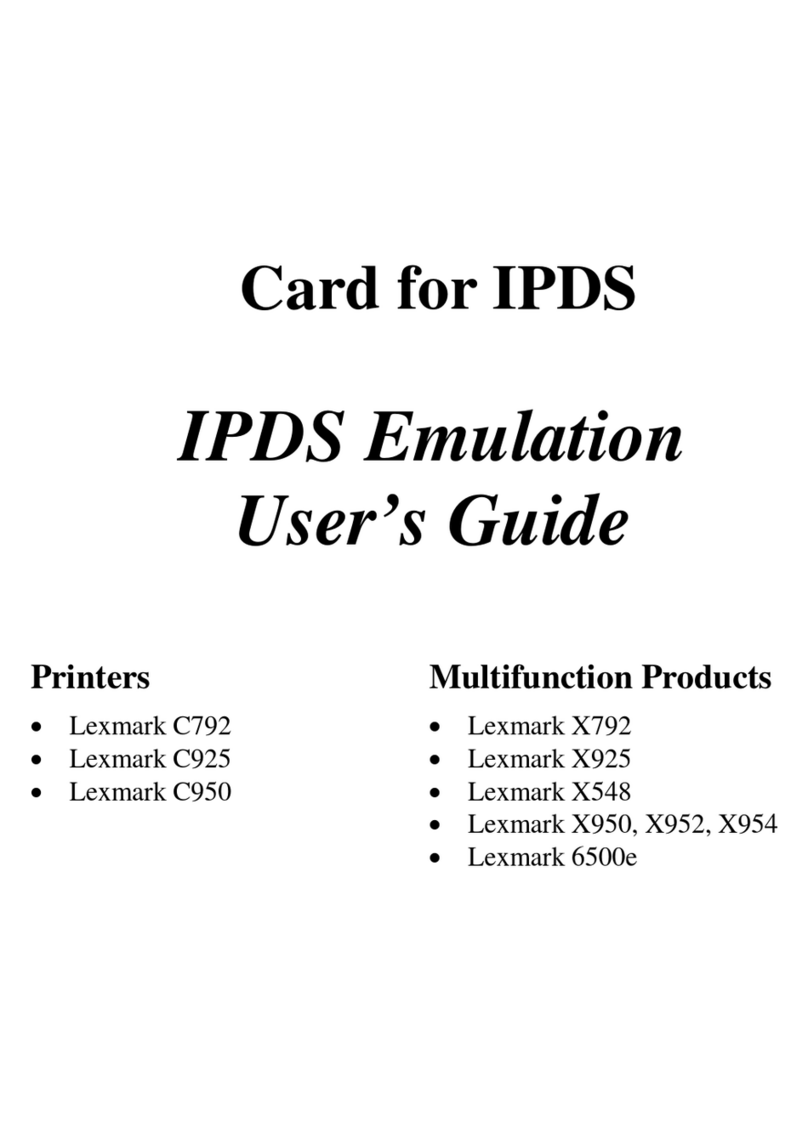 Lexmark 6500E User manual