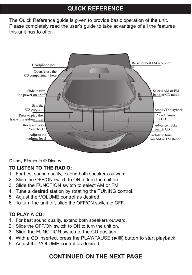 Memorex DB3061-CAROM User manual