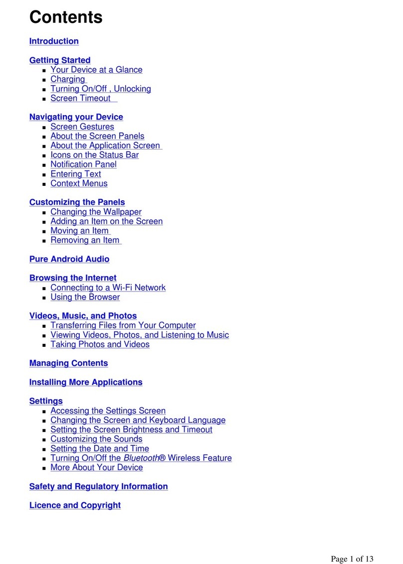 Creative ZEN Touch 2 User manual
