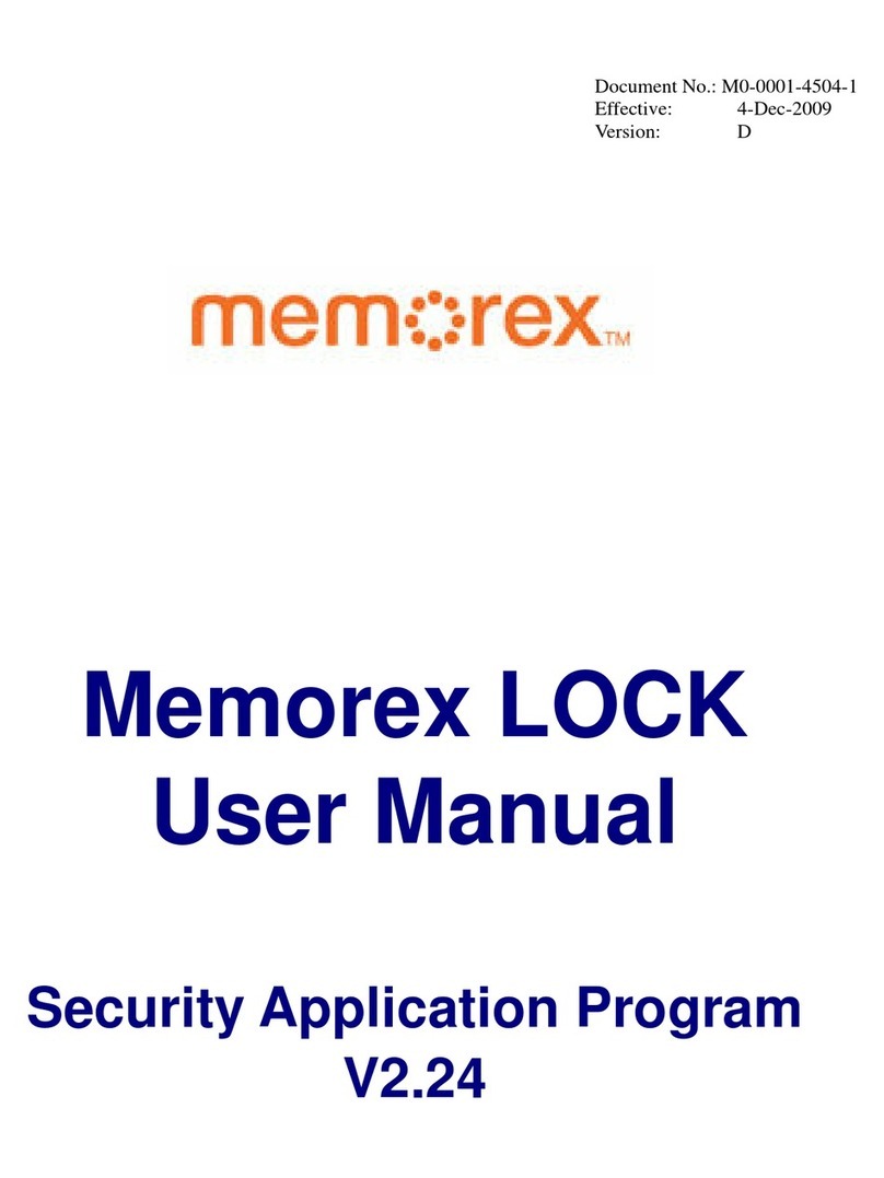 Memorex LOCK - VERSION 2-24 User manual