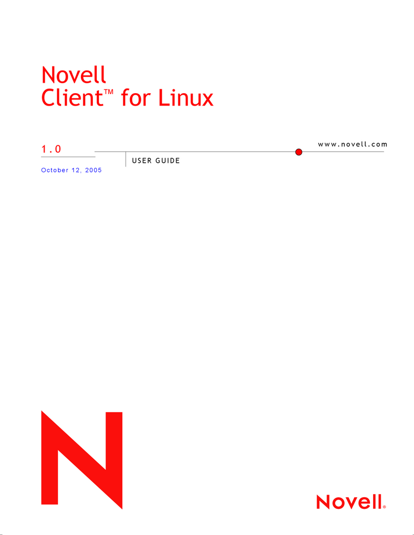 Novell BUSINESS CONTINUITY CLUSTERING 1.0 -... User manual