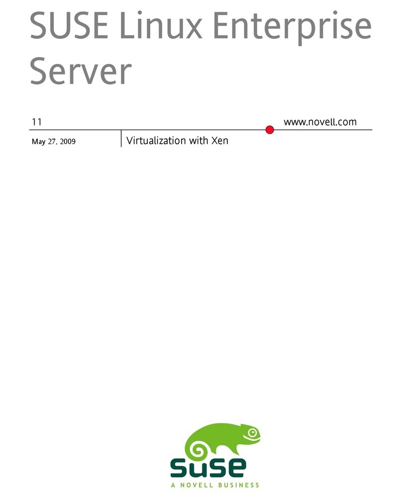 Novell LINUX ENTERPRISE SERVER 11 - VIRTUALIZATION User manual