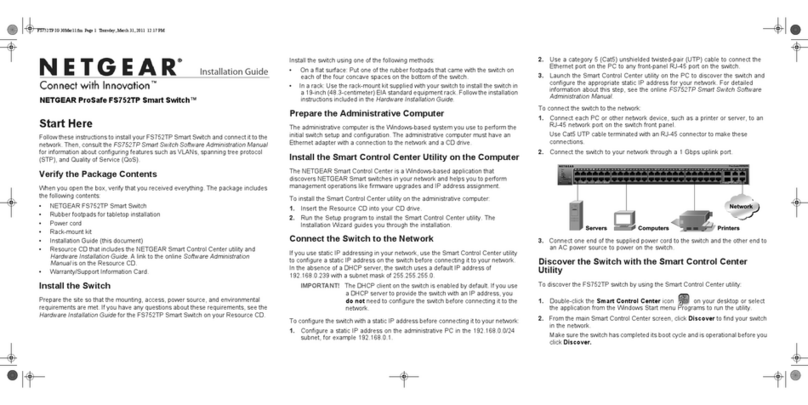 NETGEAR ProSafe FS752TP User manual