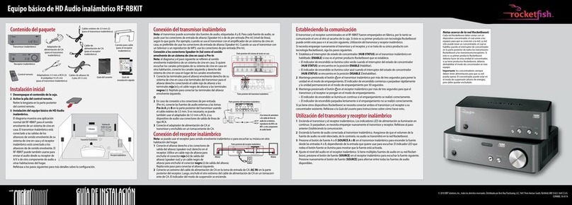 Rocket Fish RF-RBKIT User manual