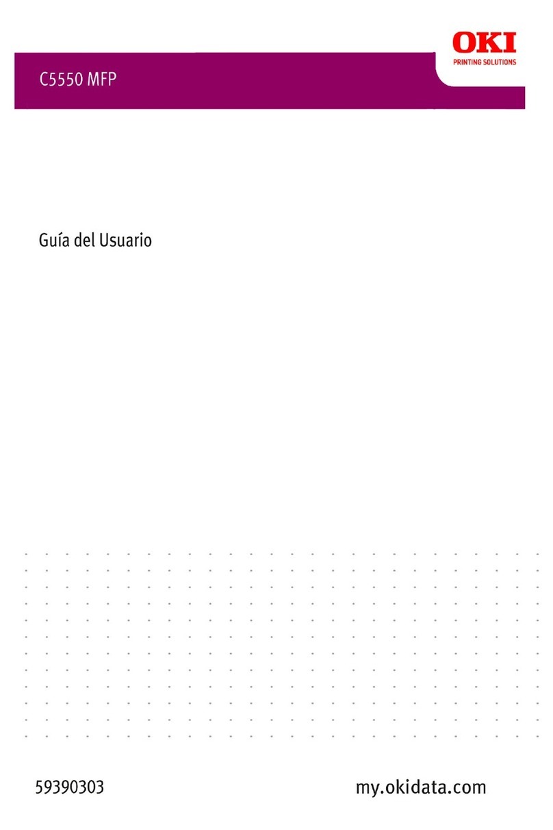 Oki C5550n MFP Quick start guide