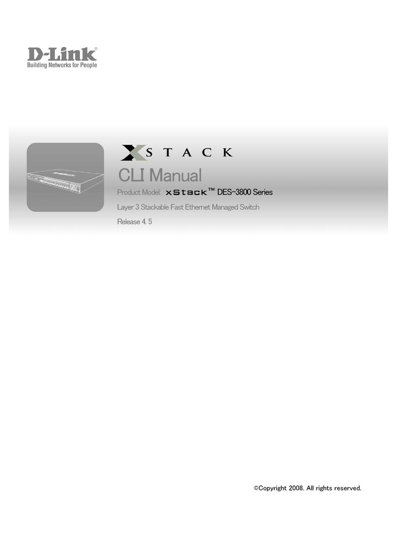 D-Link DES-3852 - xStack Switch - Stackable User manual
