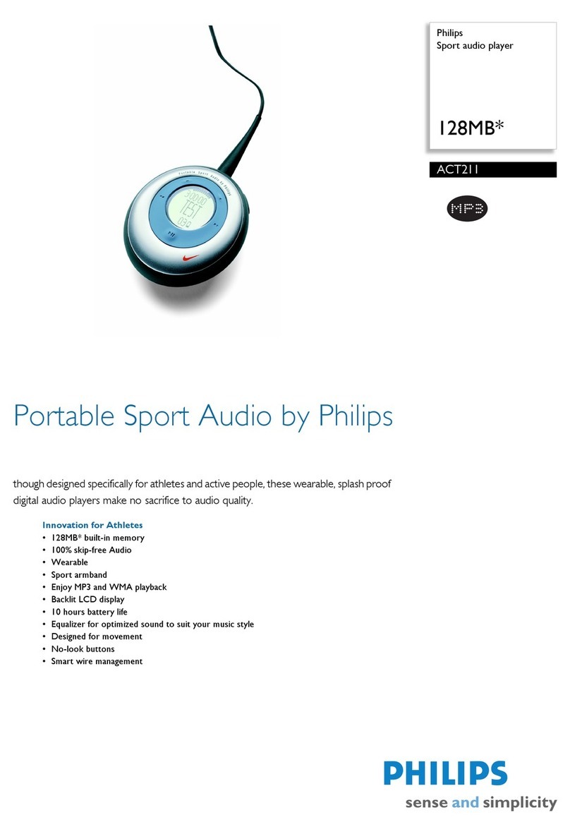 Philips ACT211 User manual