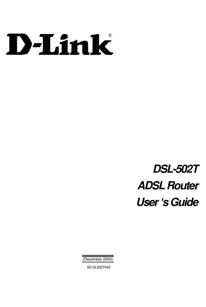 D-Link DSL-502G User manual