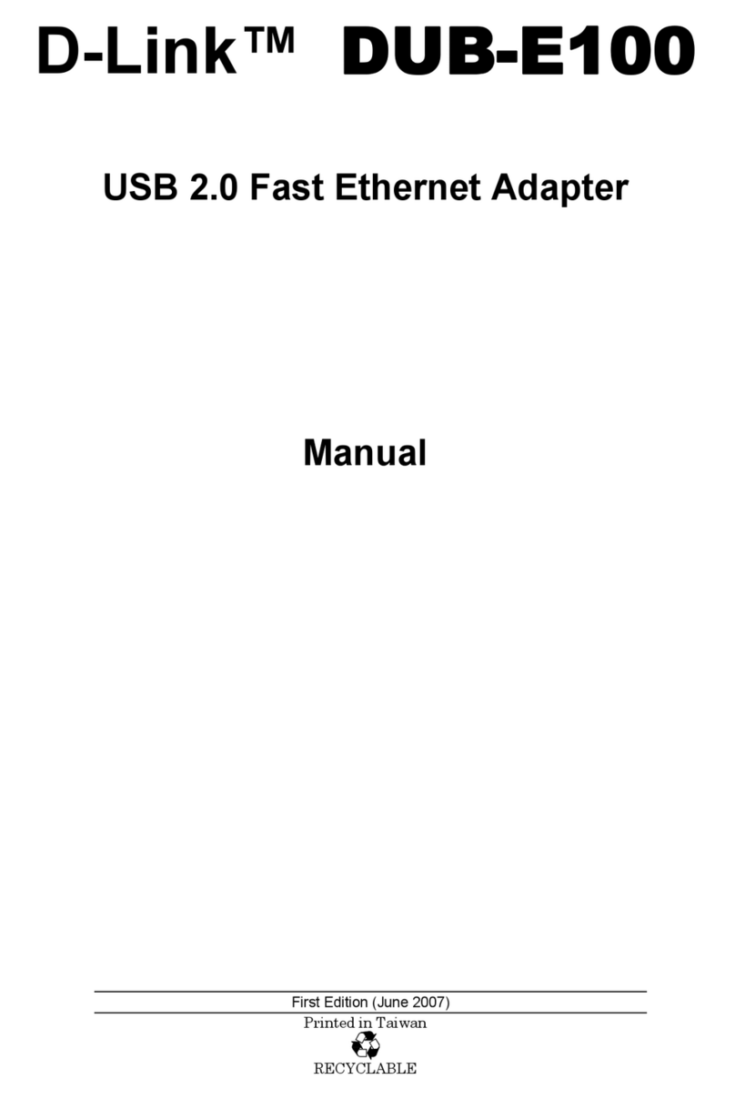 D-Link DUB-E100 User manual