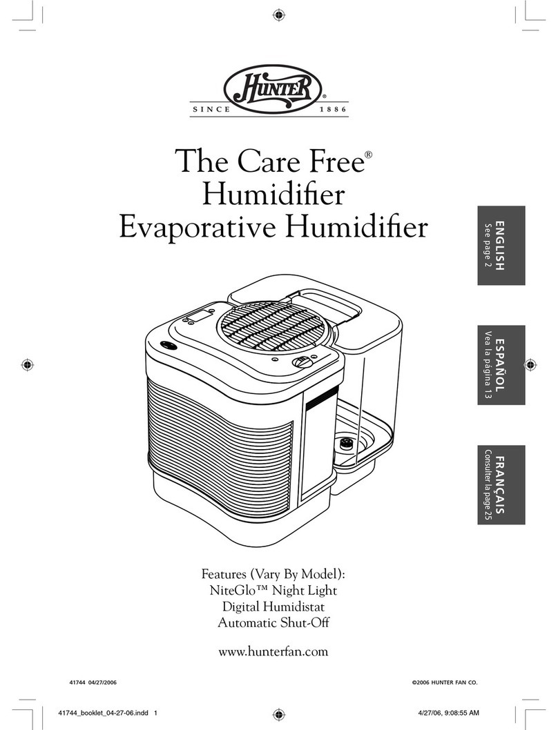 Hunter 32517 User manual