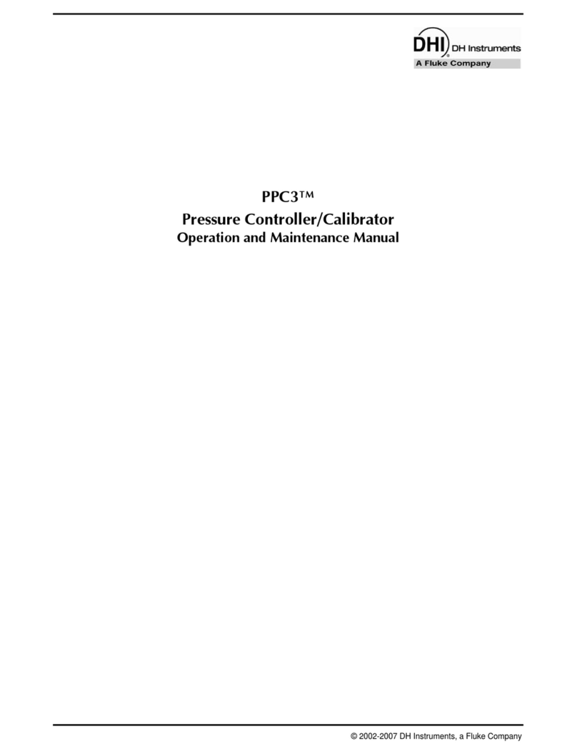DH Instruments PPC3 User manual