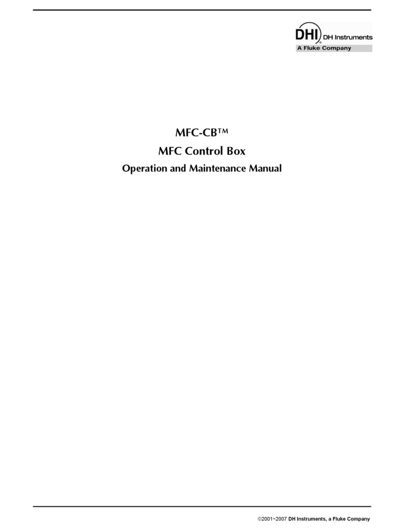DH Instruments MFC-CB User manual