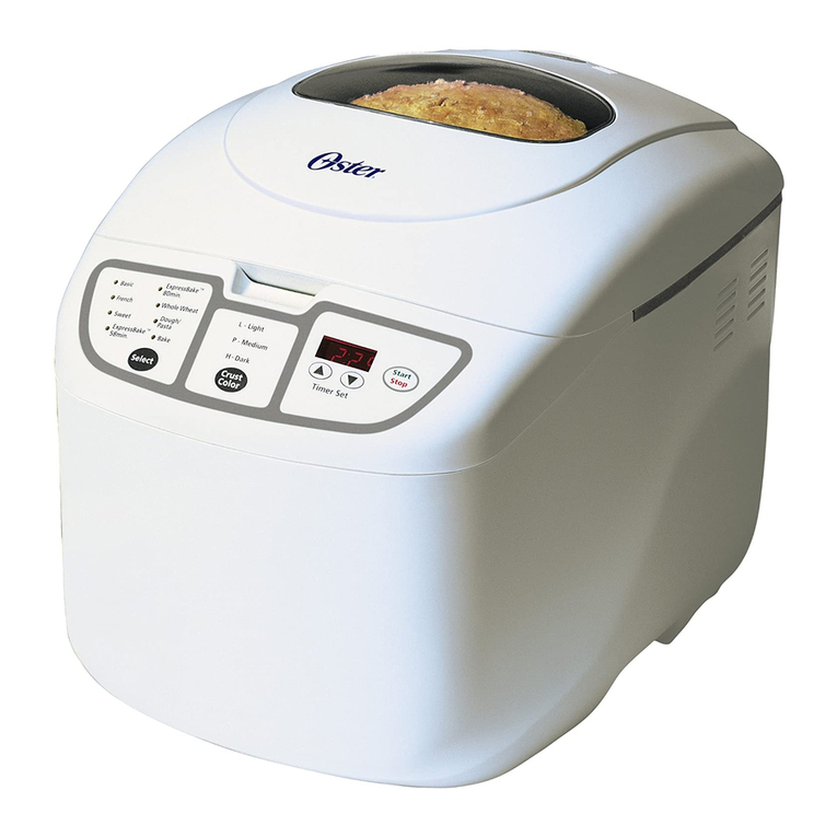 Oster 5838-EXPRESSBAKE-BREAD-MAKER User manual