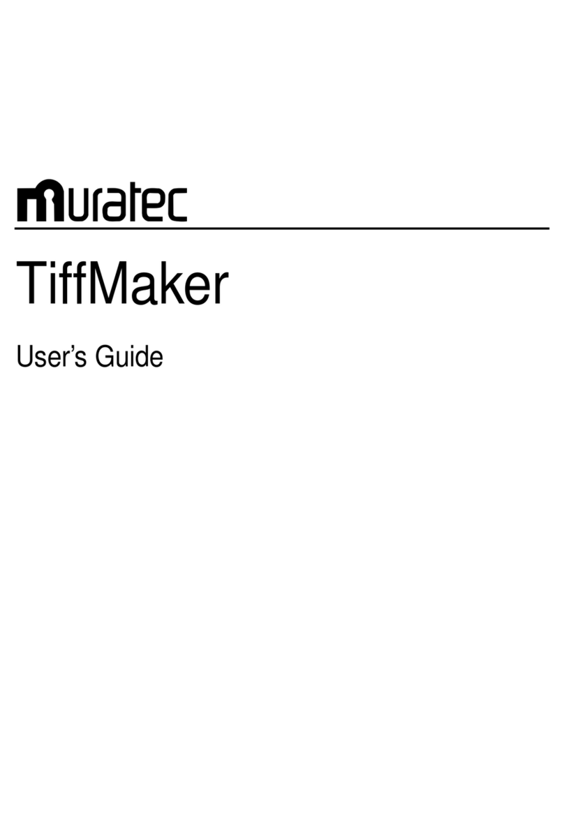 Muratec TIFFMAKER User manual