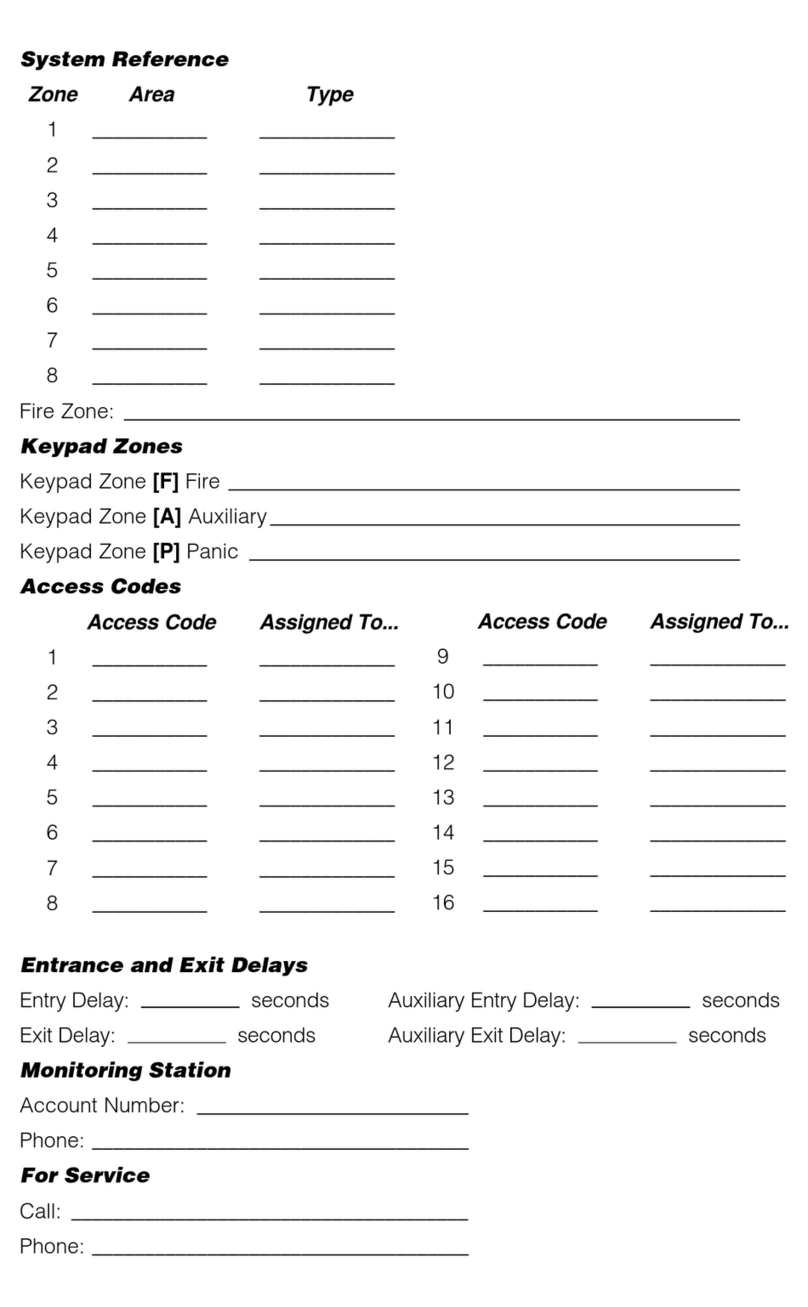 DSC PC3000 User manual