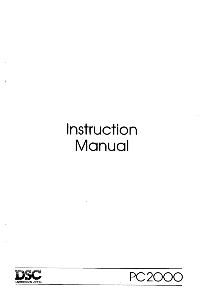 DSC PC2000 User manual