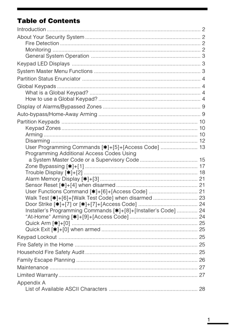 DSC PC 4010 User manual