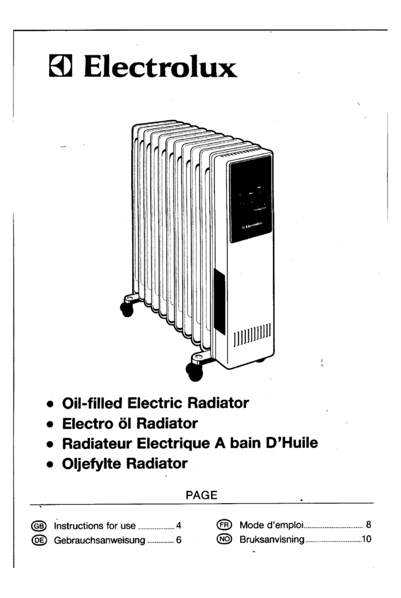 Electrolux EOR211 User manual