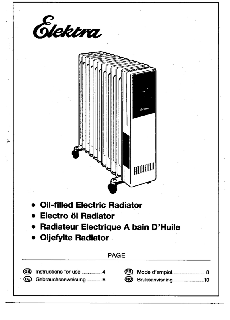 ELEKTRA EOR106 User manual