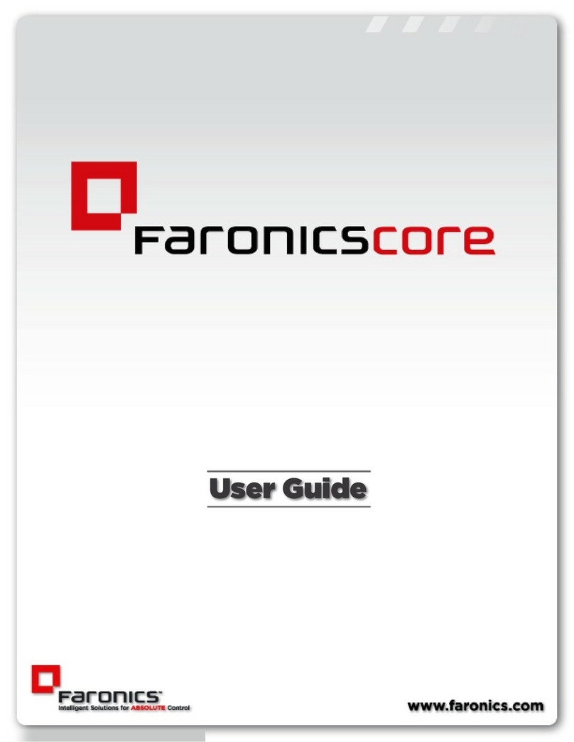 FARONICS CORE User manual