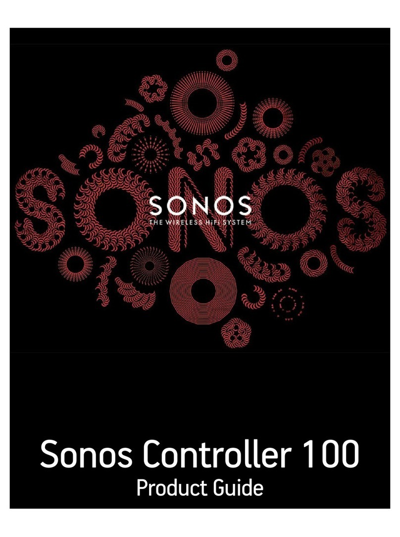 Sonos ZONEPLAYER 100 User manual