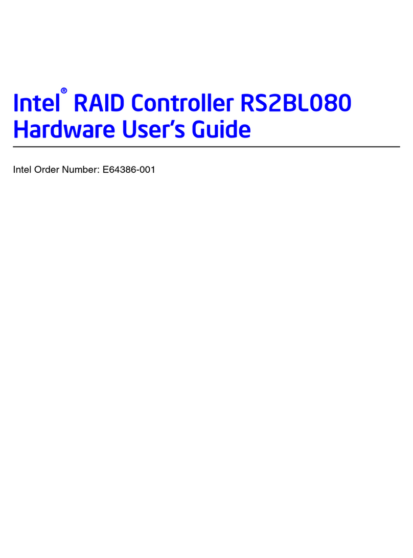 Intel RS2BL080 - RAID Controller Installation manual