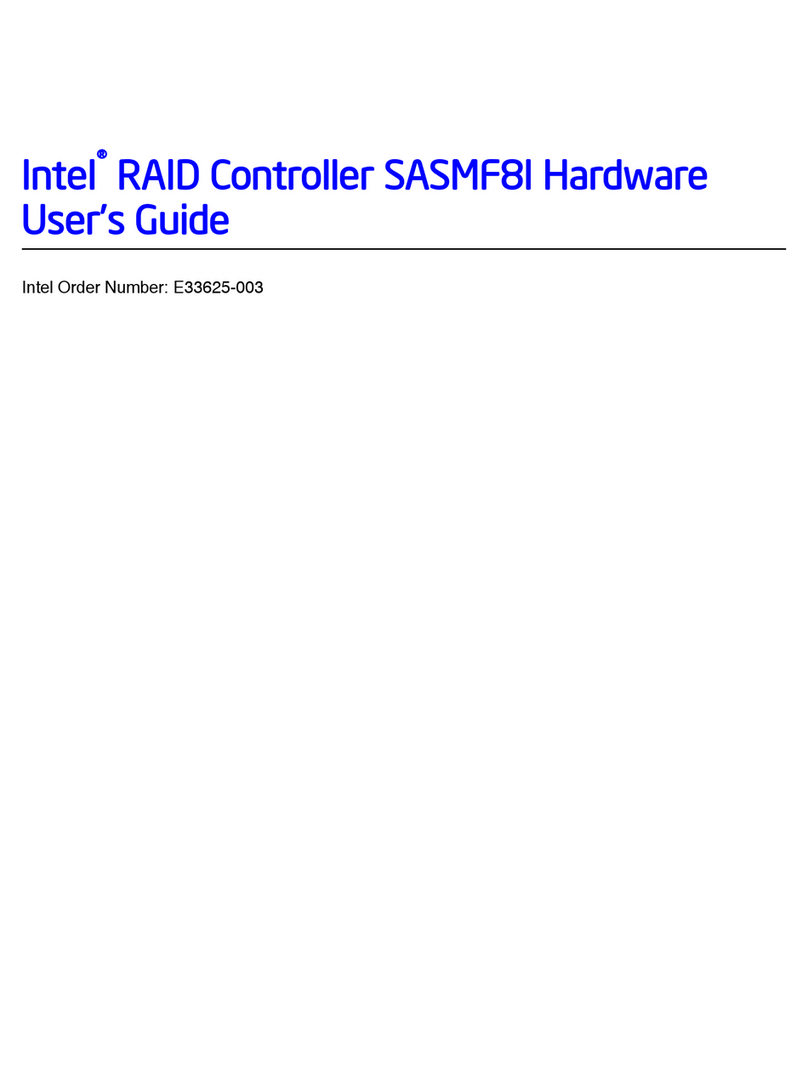 Intel SASMF8I - RAID Controller Installation manual