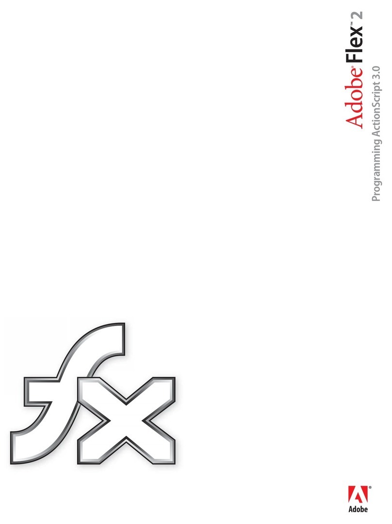 Adobe FLEX 2-PROGRAMMING ACTIONSCRIPT 3.0 User manual