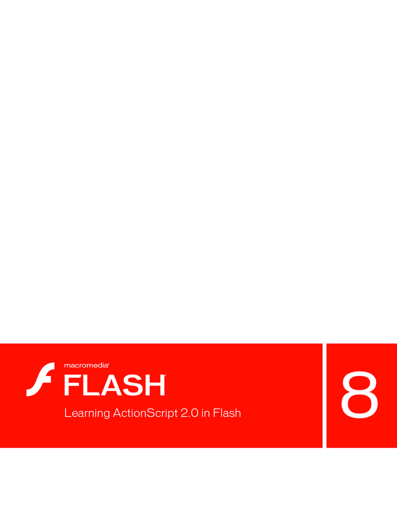 MACROMEDIA FLASH 8-LEARNING ACTIONSCRIPT 2.0 IN FLASH User manual MACROMEDIA FLASH 8-LEARNING ACTIONSCRIPT 2.0 IN FLASH User manual