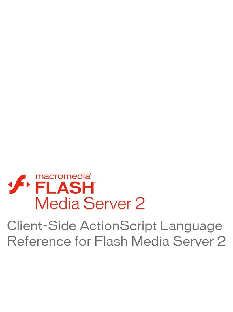 MACROMEDIA FLASH MEDIA SERVER 2-CLIENT-SIDE ACTIONSCRIPT LANGUAGE REFERENCE FOR FLASH MEDIA SERVER... Service manual