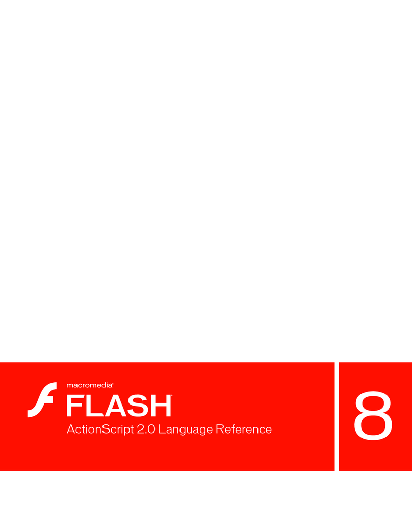 MACROMEDIA FLASH 8-ACTIONSCRIPT 2.0 LANGUAGE Service manual