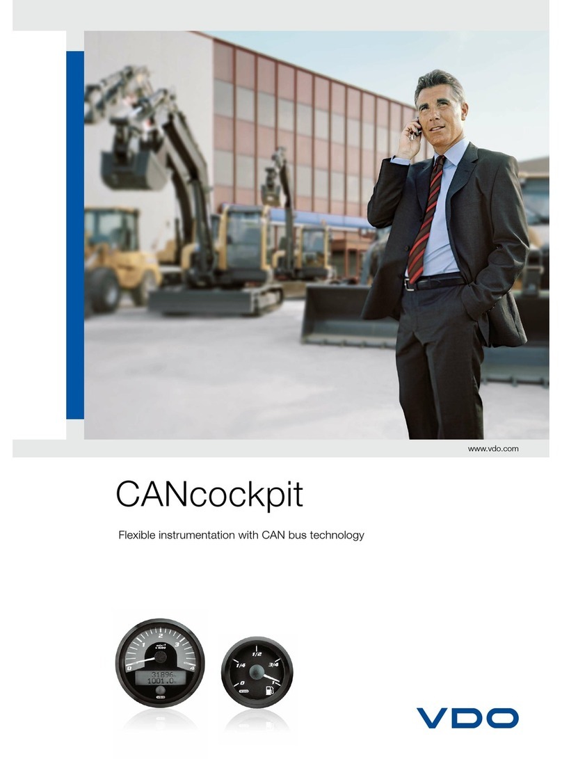 VDO CANCOCKPIT User manual