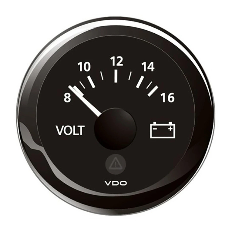 VDO VIEWLINE VOLTMETER User manual