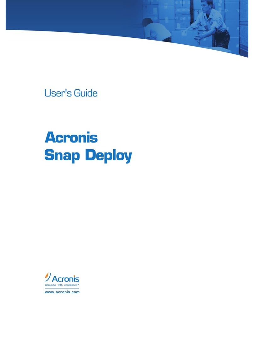 ACRONIS SNAP DEPLOY - User manual