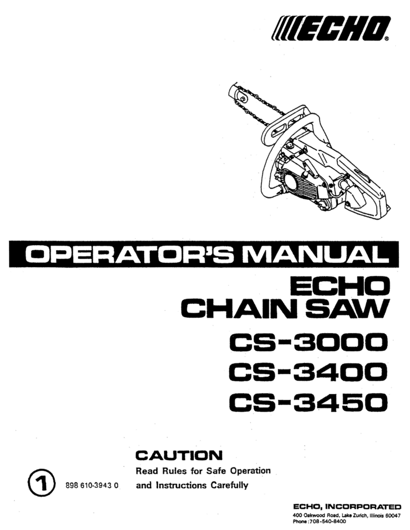 Echo CS-3000 TYPE 1E User manual