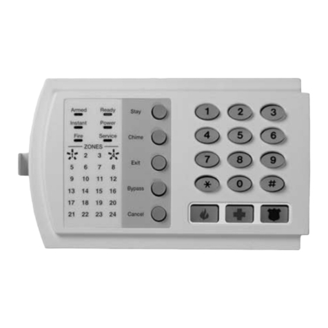 GE NX-1308E - Caddx 8 Zone LED Keypad Installation manual