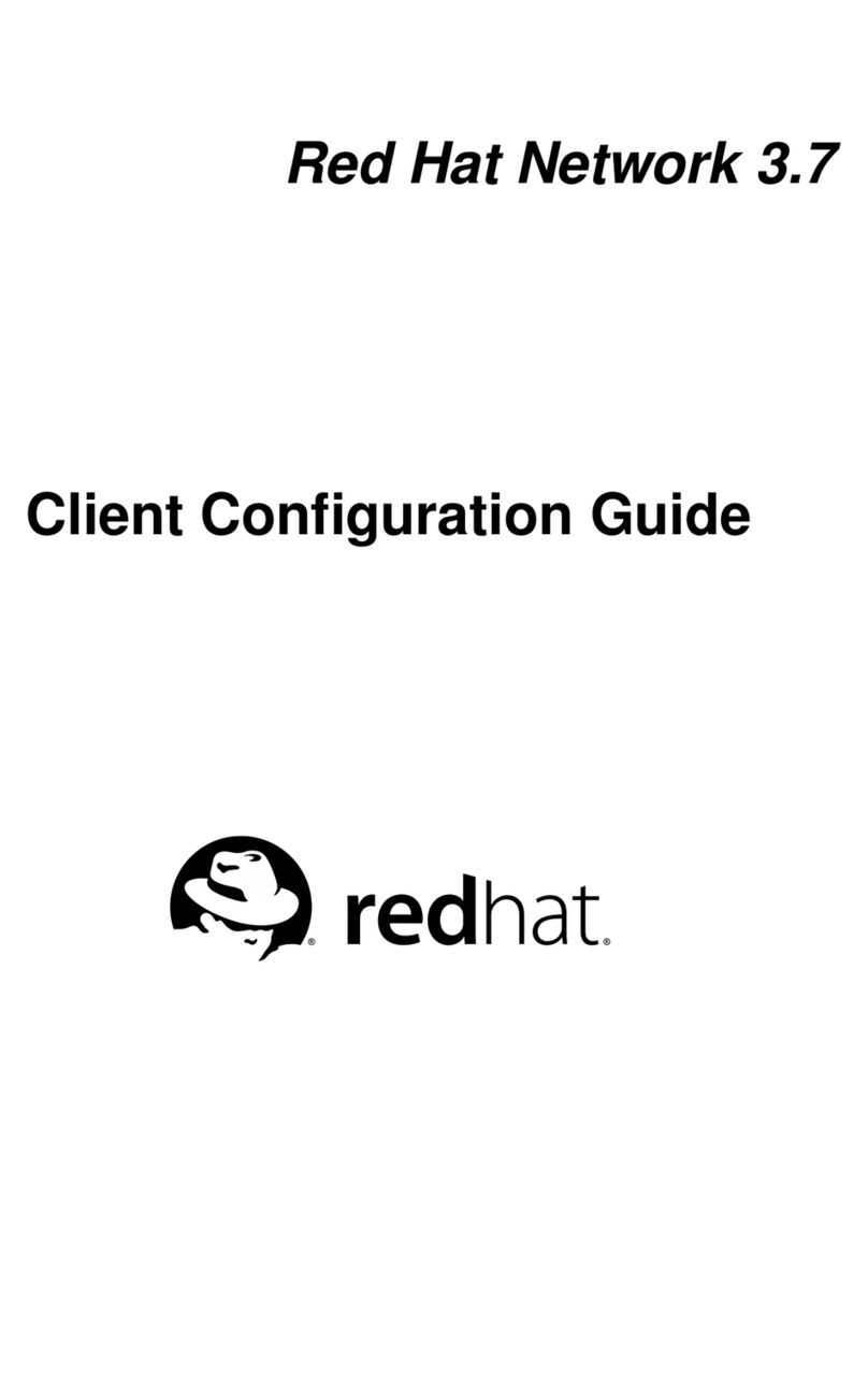 Red Hat NETWORK 3.7 - User manual Red Hat NETWORK 3.7 - User manual