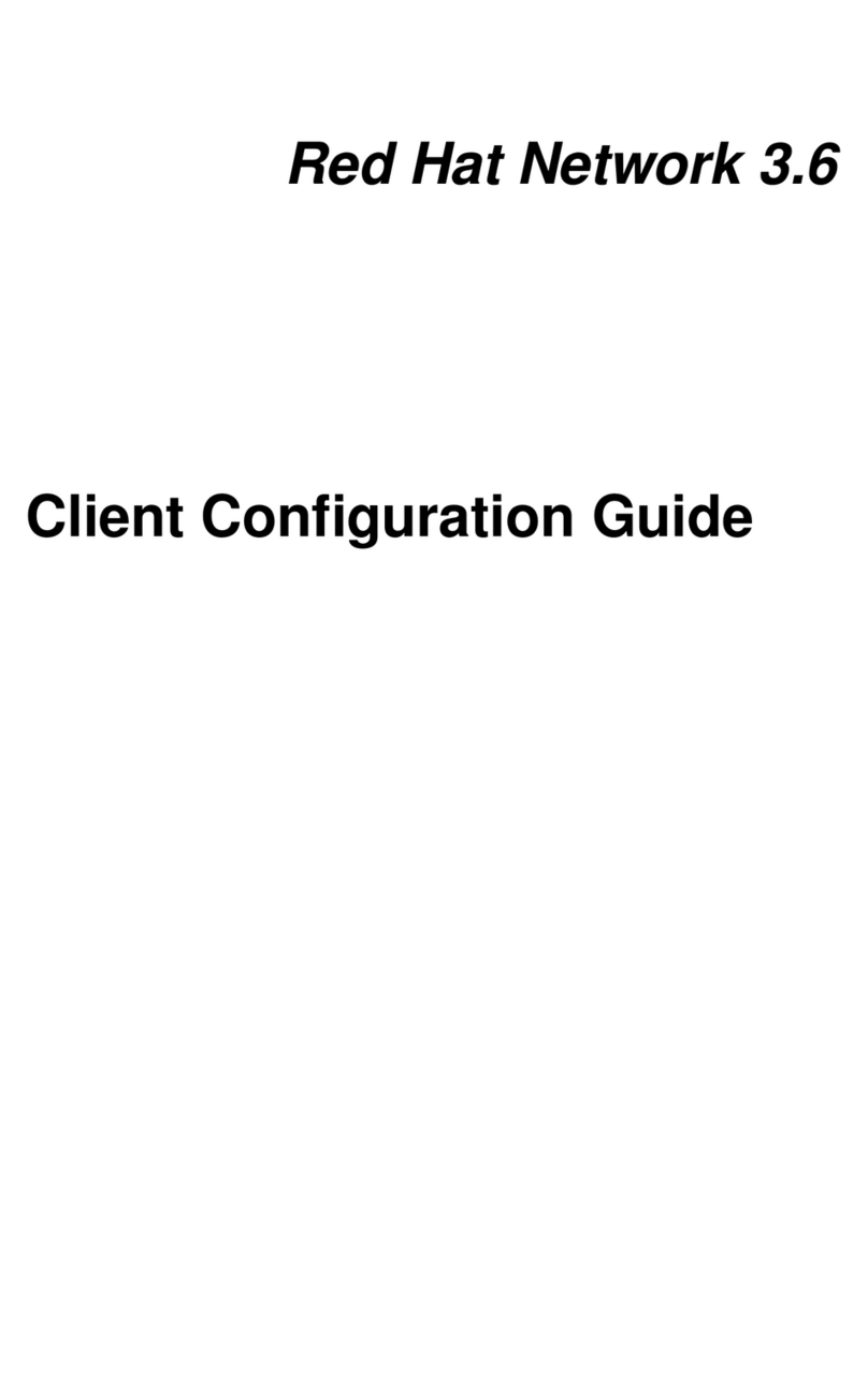 Red Hat NETWORK 3.6 - User manual