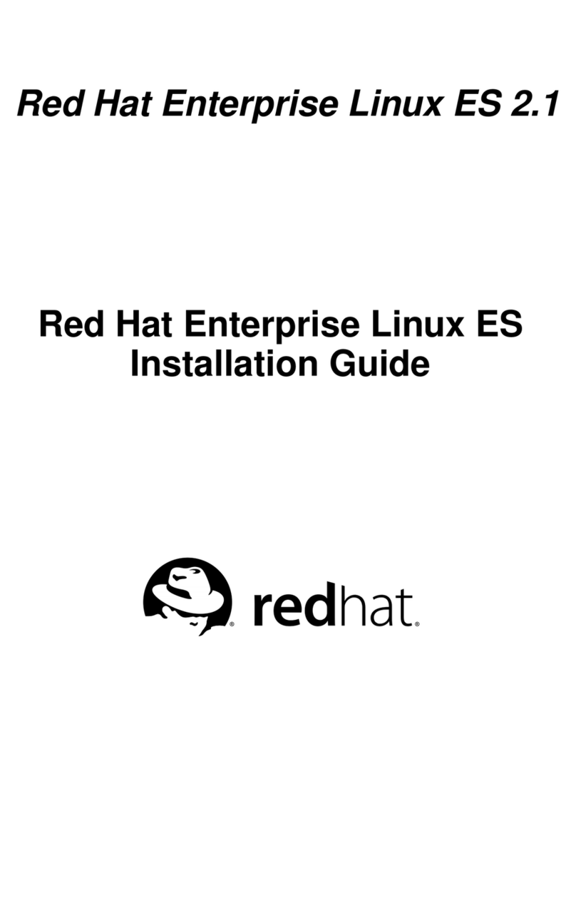 Red Hat LINUX ES 2.1 - User manual