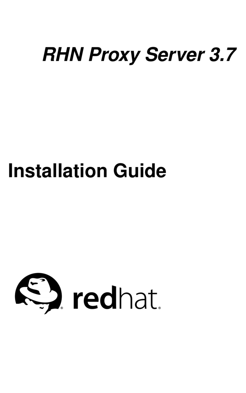 Red Hat NETWORK PROXY SERVER 3.7 - User manual