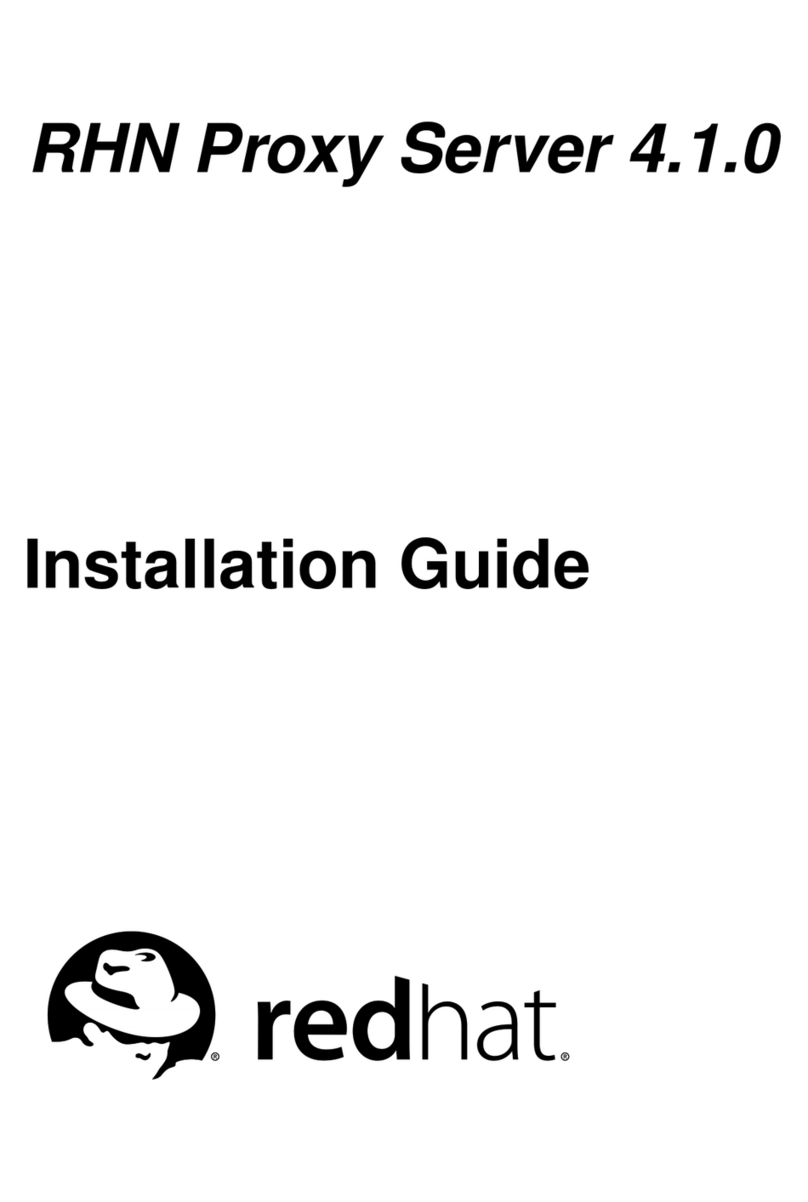 Red Hat NETWORK PROXY SERVER 4.1.0 - User manual