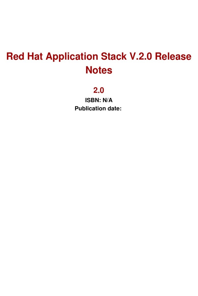 Red Hat APPLICATION STACK 2.0 RELEASE Instruction Manual Red Hat APPLICATION STACK 2.0 RELEASE Instruction Manual