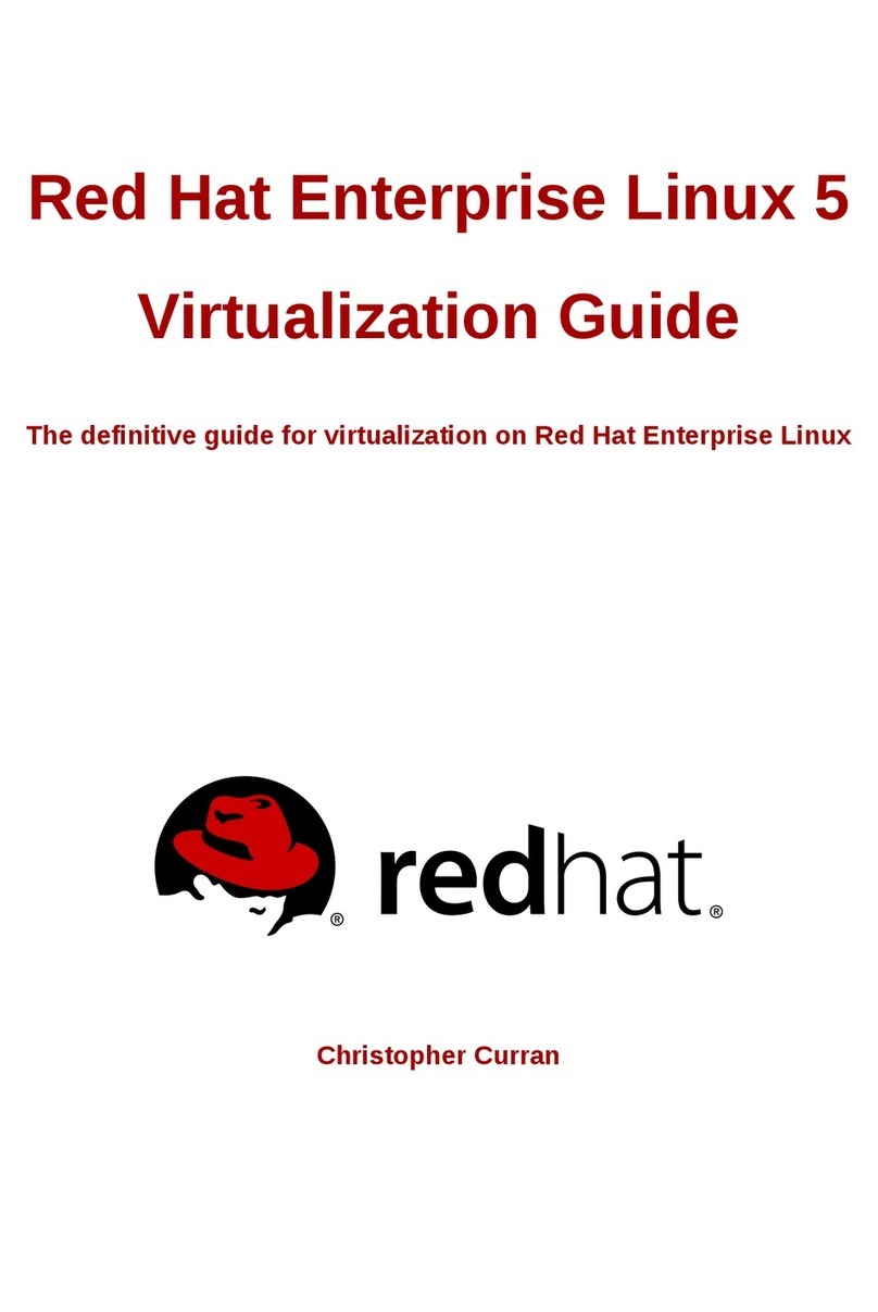 Red Hat ENTERPRISE LINUX 5 - VIRTUAL SERVER... User manual Red Hat ENTERPRISE LINUX 5 - VIRTUAL SERVER... User manual