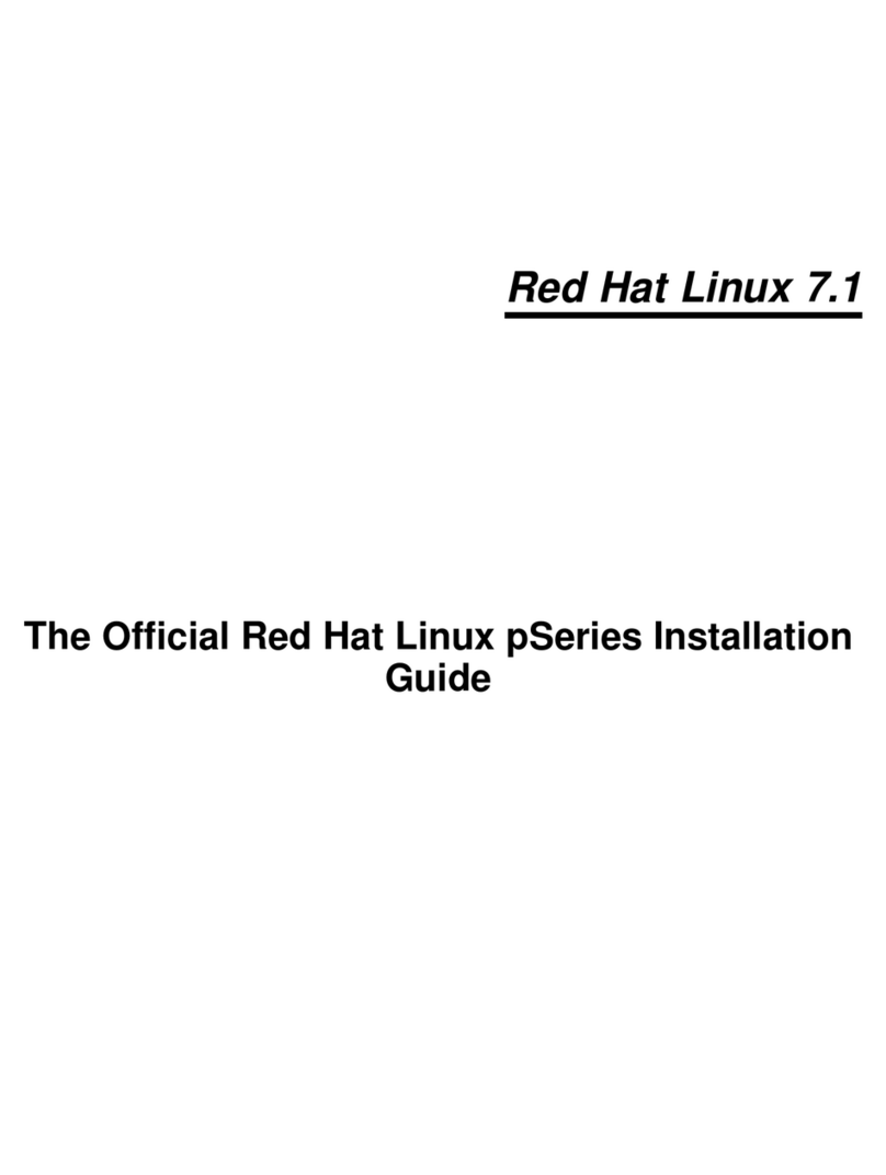 Red Hat LINUX 7.1 - PSERIES User manual Red Hat LINUX 7.1 - PSERIES User manual