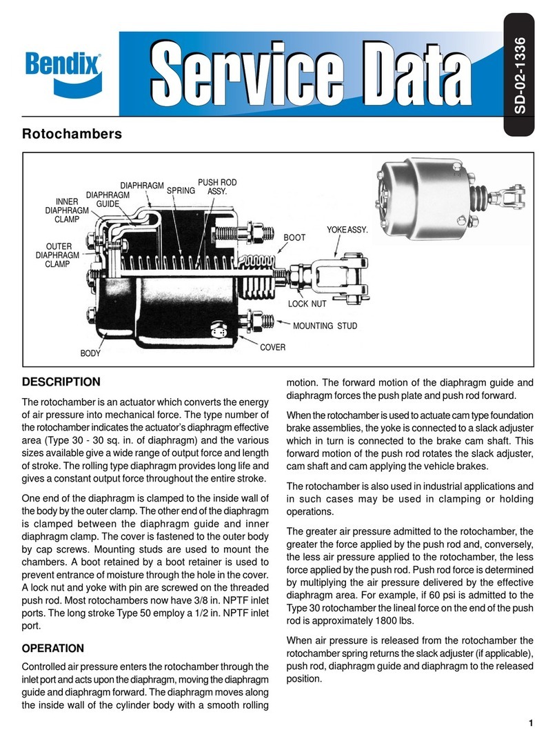 BENDIX ROTO CHAMBERS User manual