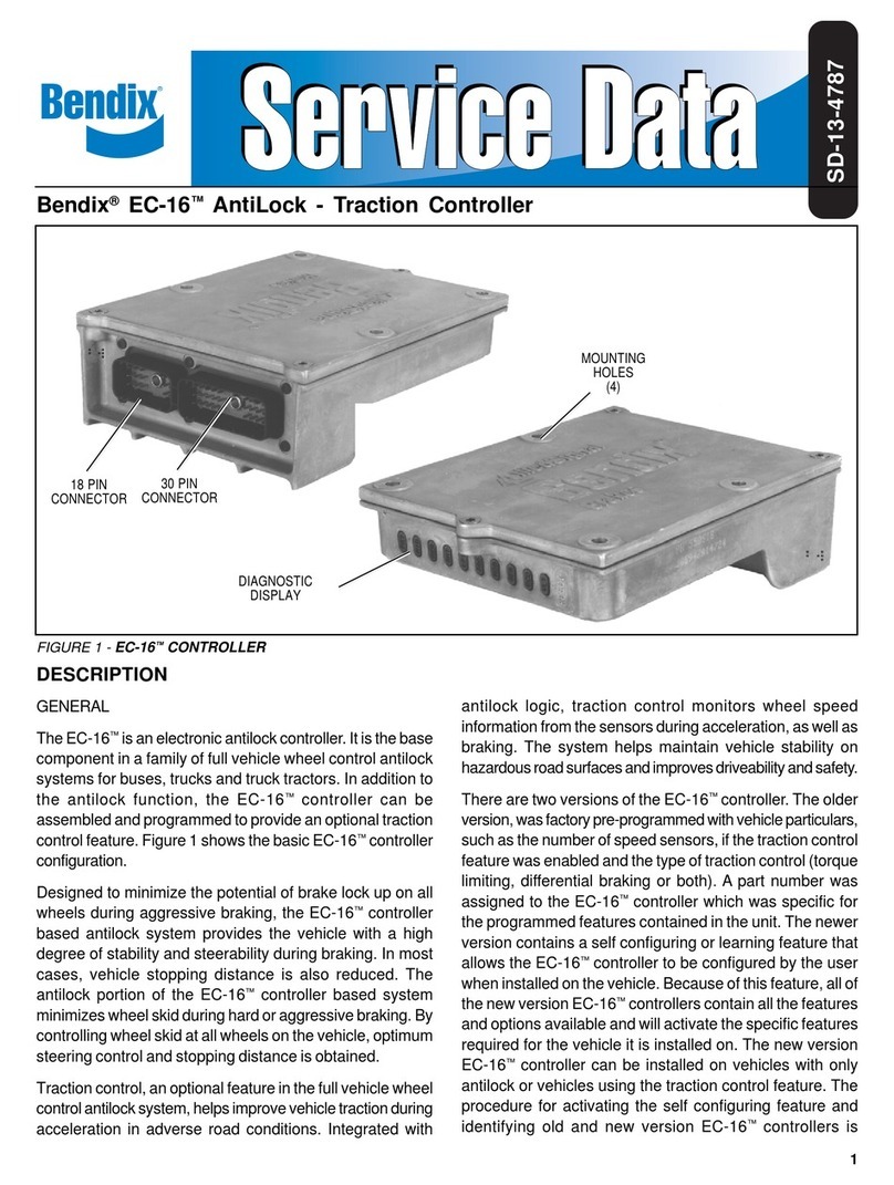 BENDIX EC-16 ANTILOCK CONTROLLER User manual
