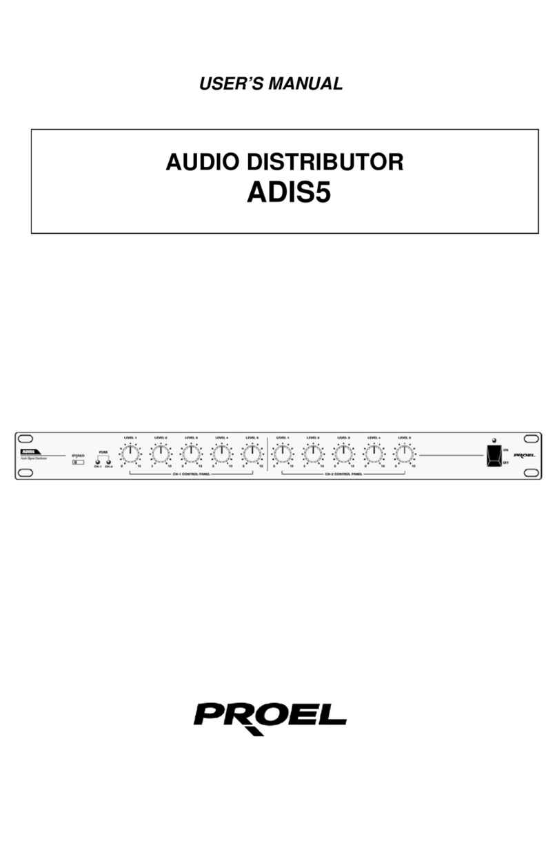 PROEL ADIS5 User manual