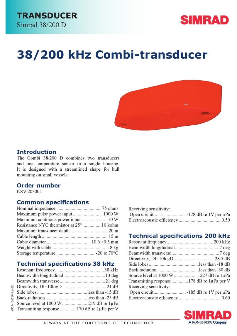 Simrad 38-200 COMBI C -  REV D User manual