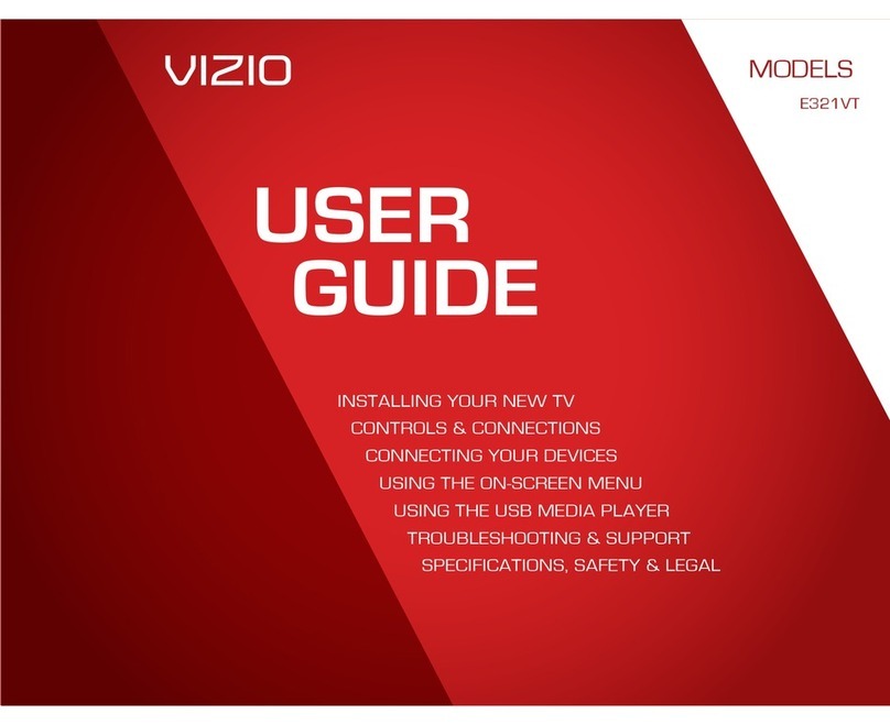Vizio E321VT User manual