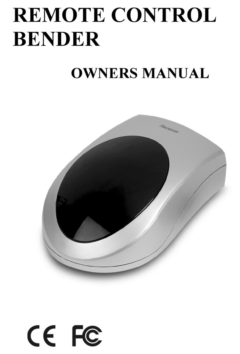 Universal Remote Control BENDER User manual